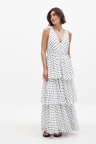 Robe volantée - Blanc