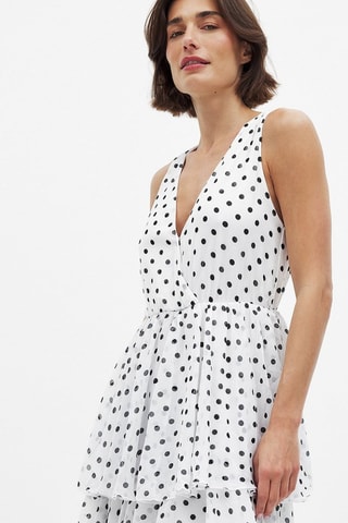 Robe volantée - Blanc