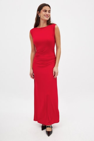 Robe longue - Rouge