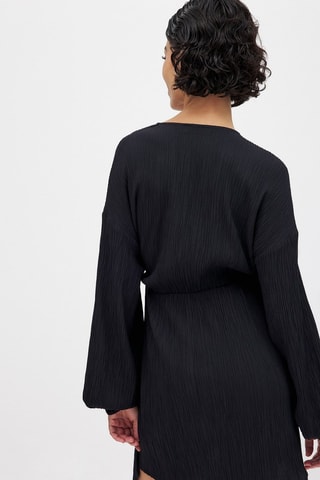 Robe portefeuille - Noir