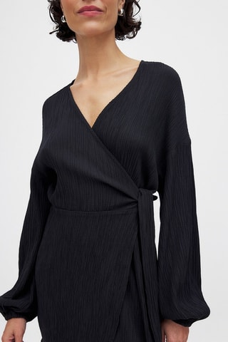 Robe portefeuille - Noir