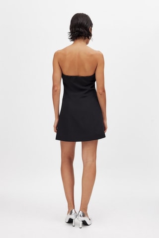 Robe chemise bustier - Noir