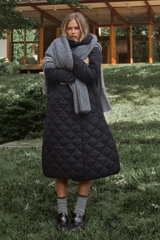 Doudoune longue - Noir