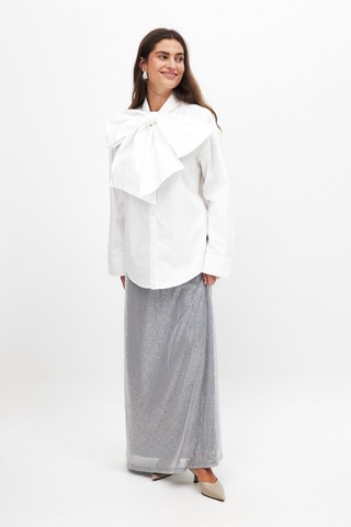 Jupe longue - Argenté