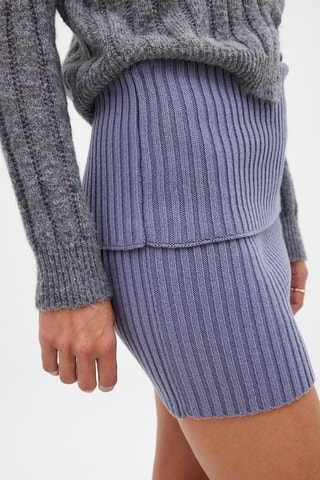 Jupe fourreau - Bleu foncé