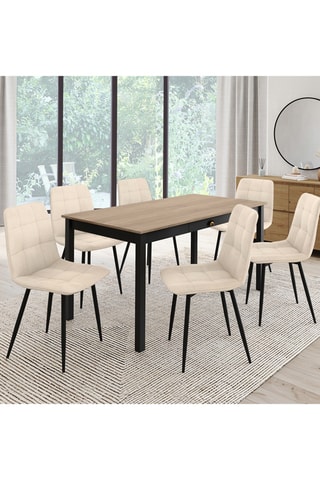 6 sillas Linda - 46 x 45 x 41 cm