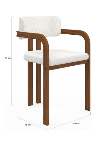 2 sillas Elsa - 46 x 74 x 48 cm