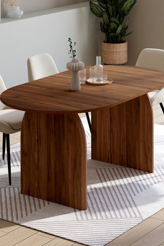 Mesa de comedor Japandi - 160 x 90 x 75 cm