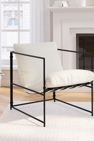 Sillón Penelope - Blanco y negro
