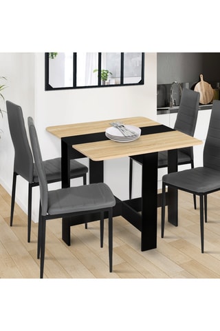 Mesa consola dobrável Edi - 103 x 76 x 75 cm