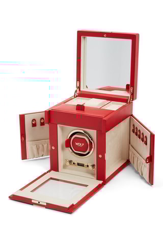 Remontuar de relojes de piel Palermo - Rojo