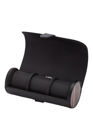 Estuche para relojes de piel vegana Roadster - Negro