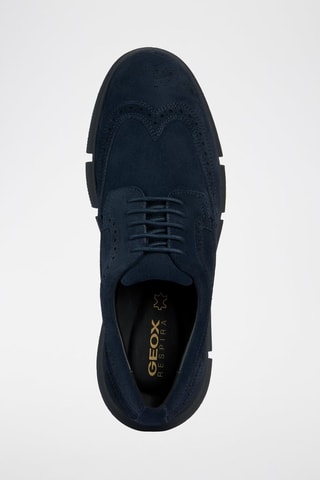 Derbys en nubuck Adacter - Bleu marine