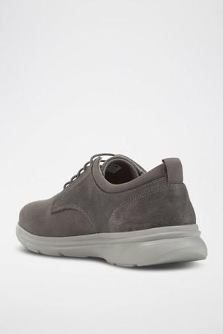Derbys en nubuck Sirmione - Gris clair