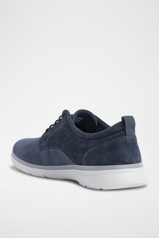 Derbys en nubuck Sirmione - Bleu marine