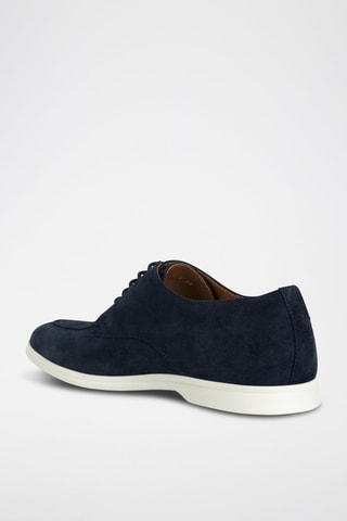 Derbys en nubuck Venzone - Bleu marine 