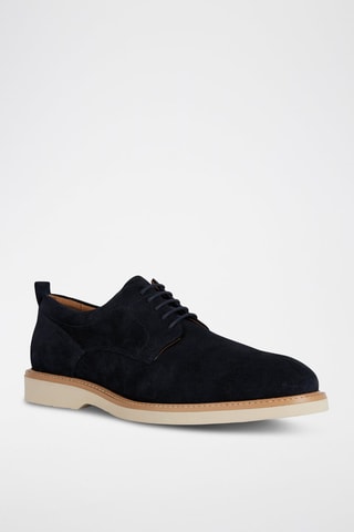 Derbys en nubuck Spherica - Bleu marine