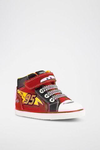 Tennis montantes Kilwi Flash McQueen Cars Disney Pixar - Rouge et noir