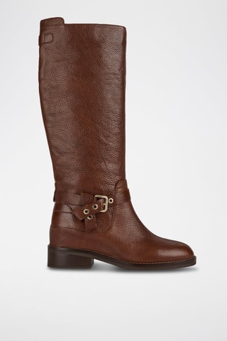 Bottes en cuir Larysse - Marron