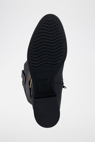 Bottes en cuir nappa Felicity - Noir