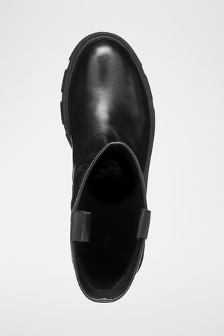 Bottes en cuir de mouton Vilde - Noir