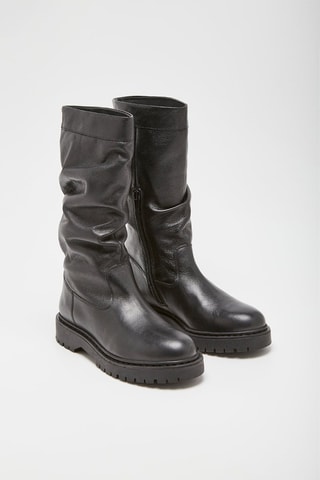 Bottes en cuir nappa D Belyze H - Noir