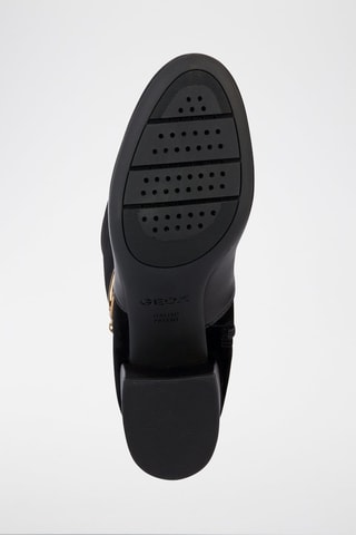 Bottes en cuir Eleana - Noir