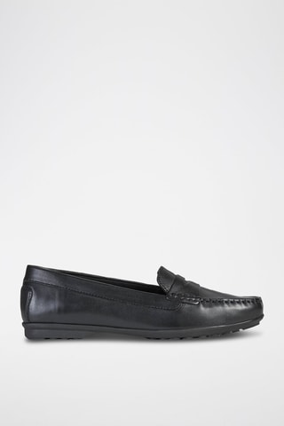 Mocassins en cuir Elidia - Noir