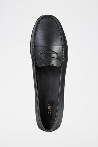 Mocassins en cuir Elidia - Noir