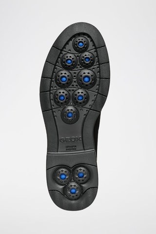 Mocassins en cuir de veau verni Spherica - Noir