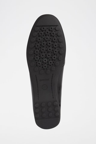 Mocassins en cuir verni Elidia - Noir