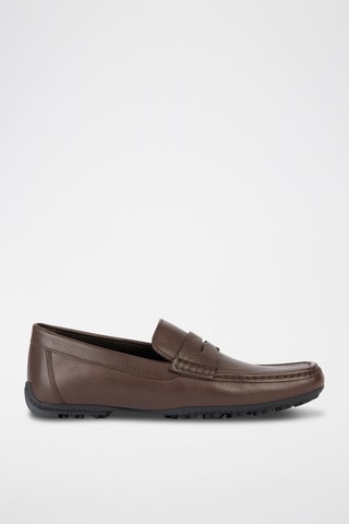 Mocassins en cuir Kosmopolis - Marron foncé