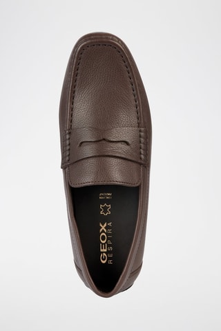 Mocassins en cuir Kosmopolis - Marron foncé