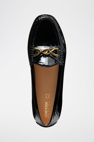 Mocassins en cuir de veau verni Kosmopolis - Noir