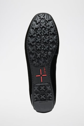 Mocassins en cuir de veau verni Kosmopolis - Noir