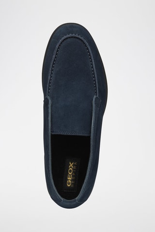 Mocassins en nubuck Spherica - Bleu marine