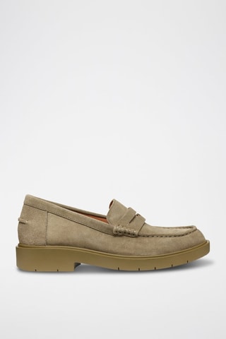 Mocassins en nubuck Spherica - Beige clair