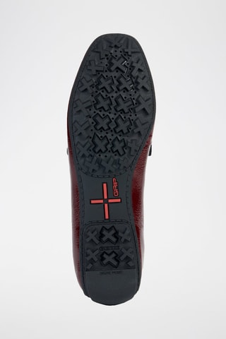 Mocassins en cuir verni Kosmopolis - Bordeaux