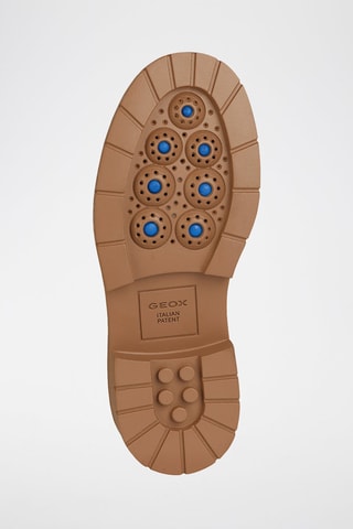 Mocassins plateformes en nubuck Spherica - Kaki