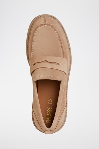 Mocassins plateformes en nubuck Spherica - Beige