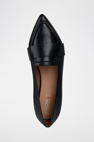 Mocassins en cuir Charyssa - Noir