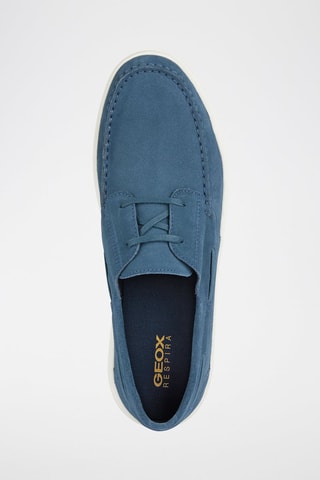 Chaussures bateau en nubuck Avola - Bleu cobalt