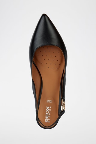 Escarpins en cuir de mouton nappa Bibbiana - Noir