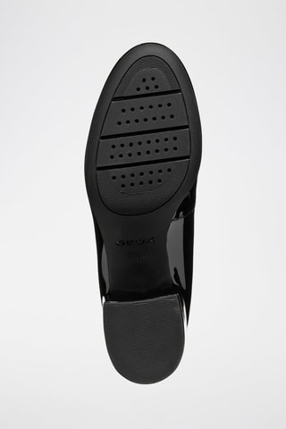 Escarpins en cuir verni Eleana - Noir