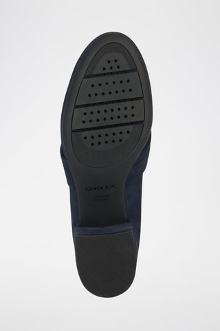 Escarpins en cuir de chèvre nubuck Eleana - Bleu cobalt