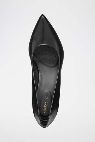 Escarpins en cuir de mouton Faviola - Noir