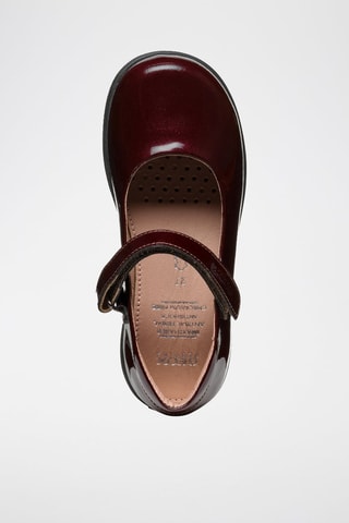 Babies en cuir verni Naimara - Bordeaux