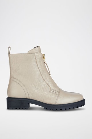 Boots en cuir Hoara - Beige