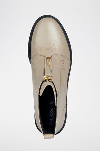 Boots en cuir Hoara - Beige