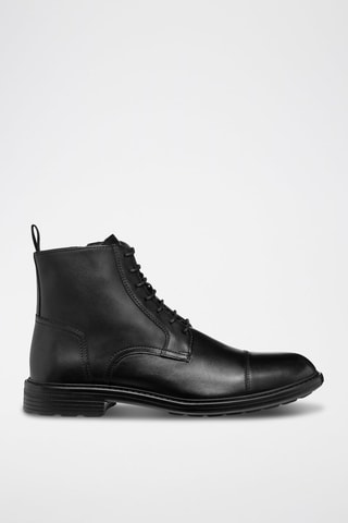 Boots en cuir de veau Walk Pleasure - Noir